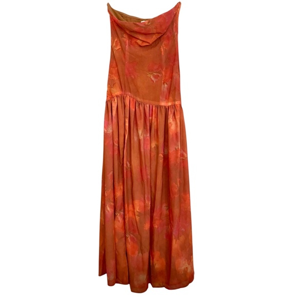 PEPPERMAYO Eden Strapless Floral Drop Waist Maxi Dress - Picture 9 of 13